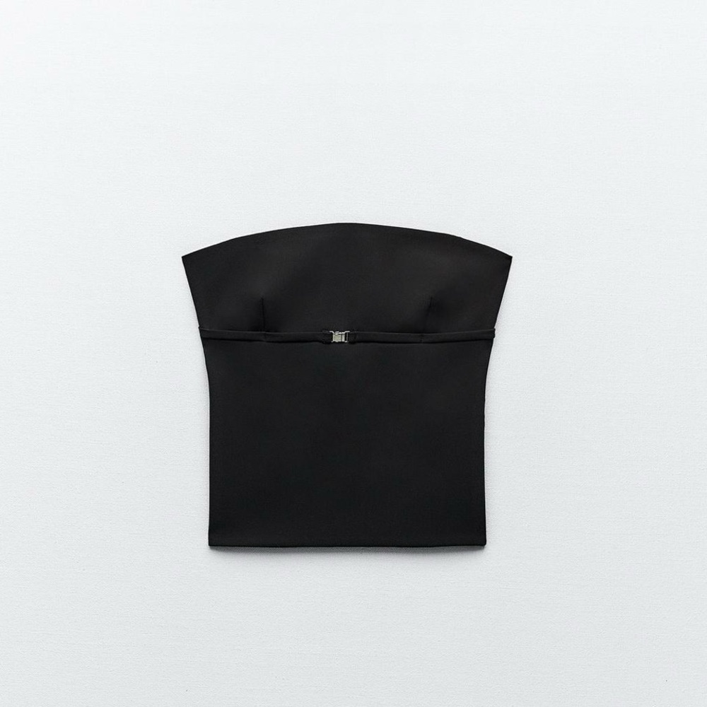 Zara Black Strapless Top
